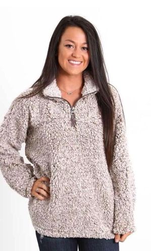 true grit women's sherpa pullover