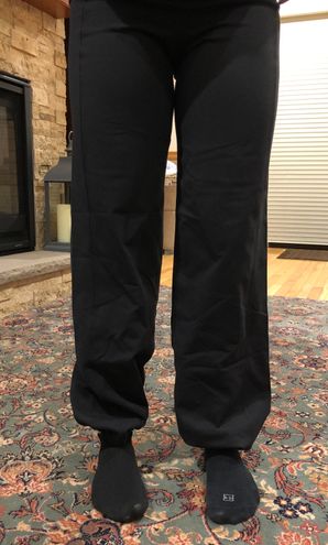 Lululemon fold down flowy yoga pant Black Size 2 - $55 (54% Off Retail) -  From Abbe