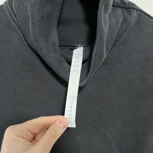 Lululemon Press Pause Pullover High Neck Sweatshirt in Black Size 8 - $36 -  From Emily