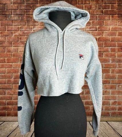 Cropped Grey Logo Sweatshirt - Size XS - $22 - From PL