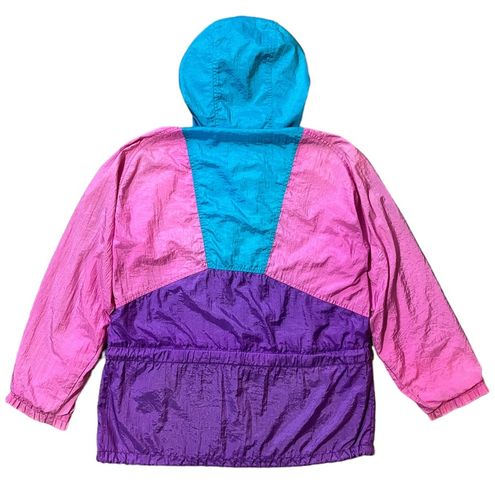 1980s Colorblock Windbreaker Free Shipping The Vintage Twin, 41% OFF