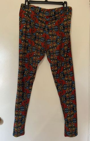 LuLaRoe Tc Leggings Brown Horse Size 14 - $14 (44% Off Retail