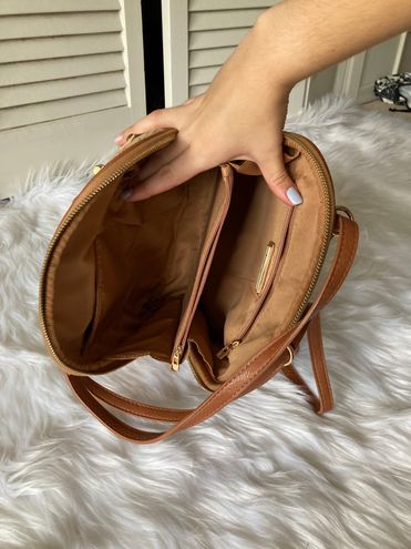 Miztique Convertible Cork Backpack Shoulder Bag Tan - $40 (50% Off