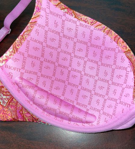 Victoria's Secret BioFit Demi Uplift Paisley Print Bra Size 34D Multiple -  $22 - From Hailey