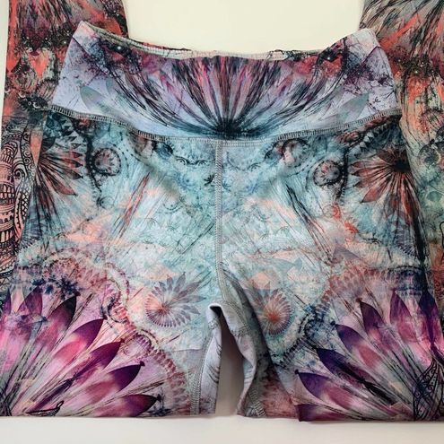 Evolution and creation Women's Colorful Elephant Mandela Print Leggings  Size M Size M - $18 - From Heidi