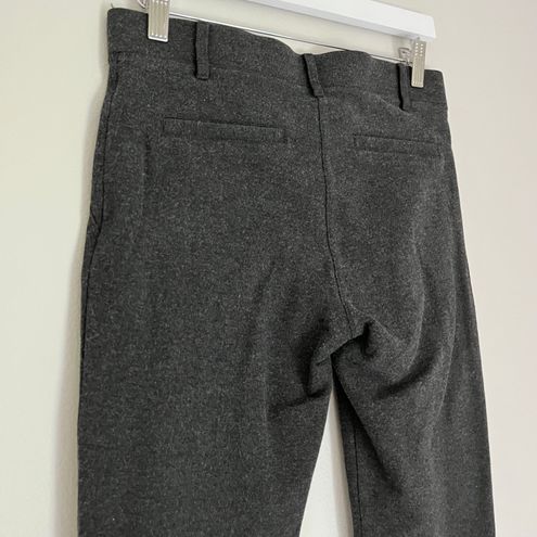 Betabrand Women's Skinny Leg Classic Dress Pant Yoga Pants Grey Small Petite