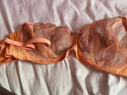 Embroidered Unlined Balconette Bra