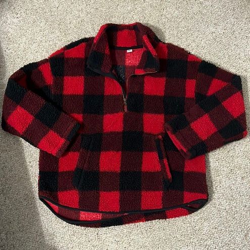 old navy buffalo plaid pullover