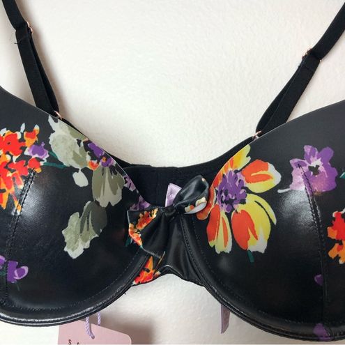 Savage x Fenty Night Blooms Padded Balconette Bra NWT Size