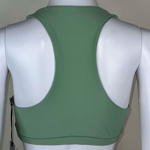 We Wore What Solid Racerback Bra in Fair Green - $28 New With Tags