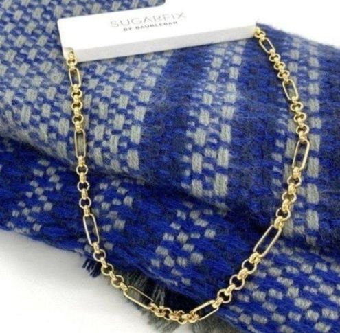 SUGARFIX by BaubleBar Link Chain Statement Necklace - Gold