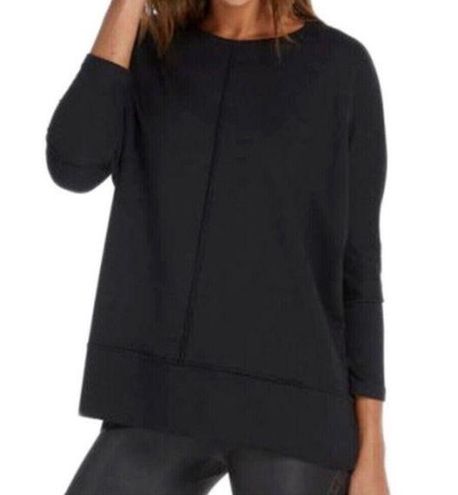 Spanx Black Perfect Length Crewneck Sweatshirt Size M Size M - $42 - From  Amy