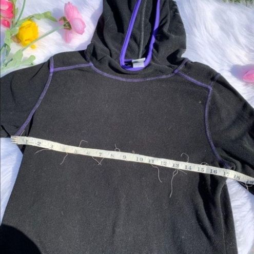 Champion C9 Fleece Hood Purple Black Top - $8 - From Liberty