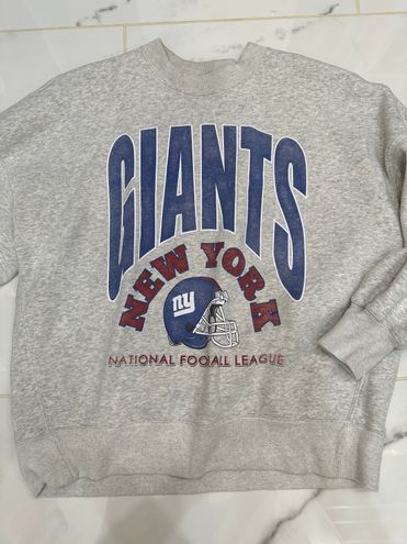 Abercrombie & Fitch New York Giants Graphic Crew Neck Sweatshirt – Bvboel