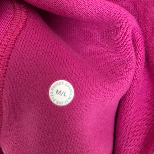 Lululemon Scuba Oversized Funnel Neck Half Zip Sonic Pink M/L