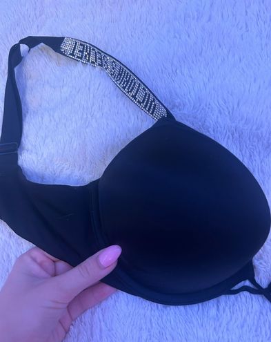 Victoria's Secret Shine Strap Victoria Secret Push-up Black Size