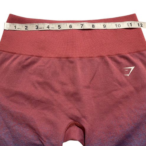 Gymshark Adapt Seamless Shorts Ombre Pink Medium *See Measurements*