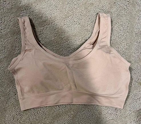 Jockey NWT Modern Seamfree Microfiber Bralette Size Large Tan