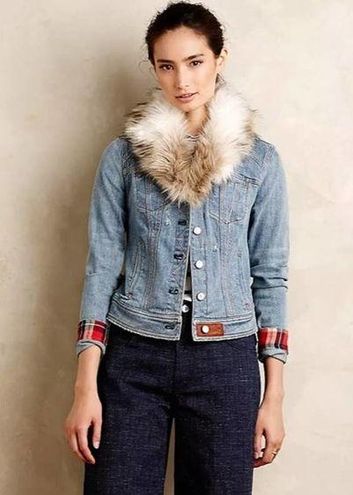 Anthropologie Women's Faux Fur Jacket