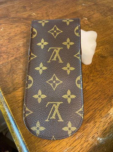 Louis Vuitton Vintage Monogram Etui Lunettes Glasses Case - Brown -  LOU786033