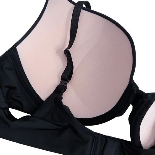 Victoria's Secret T-shirt push up full coverage black bra size