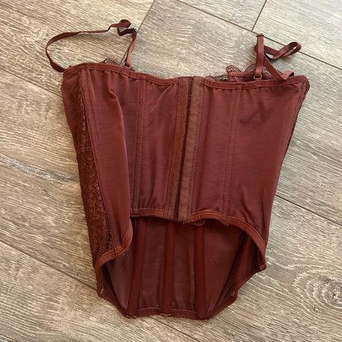 Urban Outfitters Maroon out from under modern love corset Size L - $25 -  From Kiera