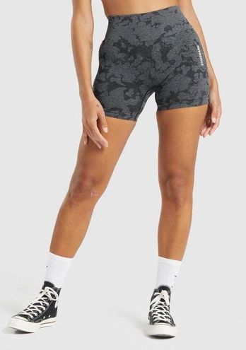 Gymshark Adapt Camo Seamless Shorts Black - $85 New With Tags