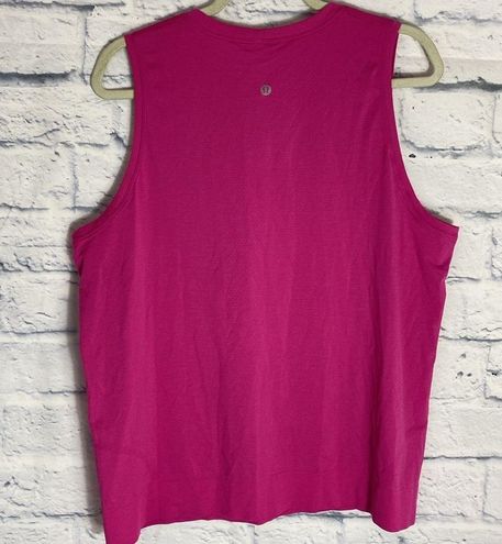 Lululemon Swiftly Breathe muscle tank sonic pink 12 - $49 - From