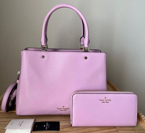 Kate Spade Bags | Kate Spade Leila Medium Triple Compartment Satchel | Color: Gold/Pink | Size: Medium | Good_Store's Closet