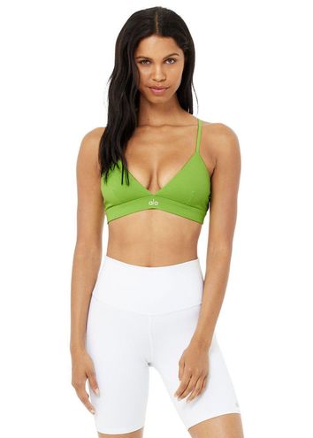 Alo Yoga Alo Splendor Bra Green Size M - $57 - From Ashley