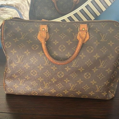 Louis Vuitton Speedy Bag 35 Used Brown - $275 (81% Off Retail) - From Kris