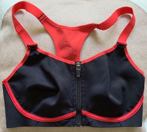 Modern movement Half Moon Gym-to-Swim Sports Bra 32D Red - $17 (62% Off  Retail) - From Sienna