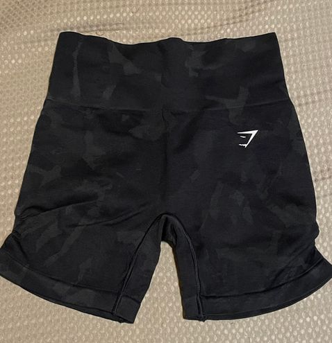 Gymshark Adapt Camo Seamless Shorts - Black