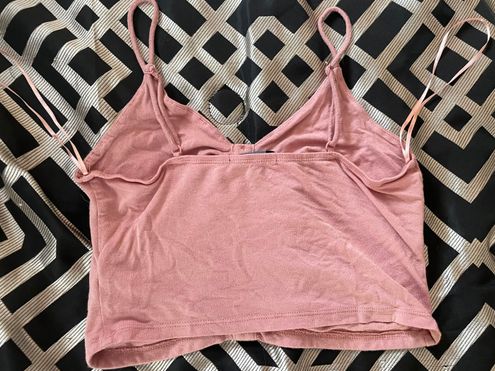 Ambiance Apparel Ambiance Light Pink Crop Top Size M - $9 (64