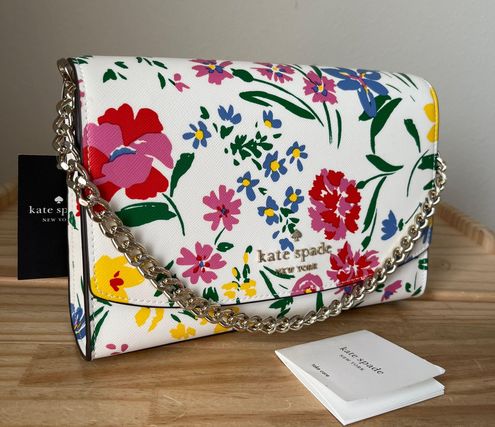 Kate Spade New York Carson Convertible Crossbody (Cream Floral Multi):  Handbags