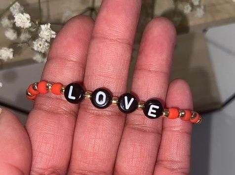 Lover Alphabet Bead Bracelet