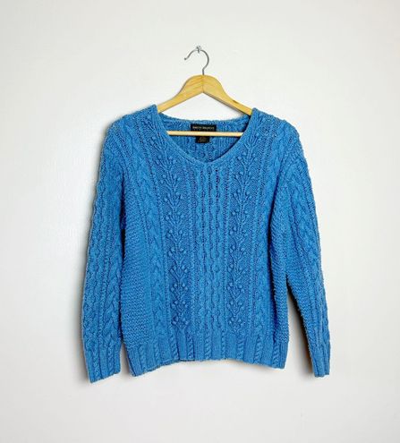 Blue Vintage Silk Blend Sweater Size M VGUC Size M - $24 - From