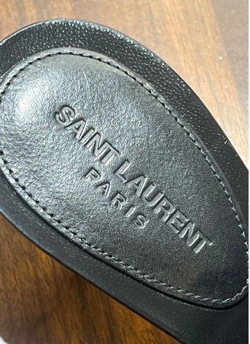 Saint Laurent Carla 60mm Leather Pointy Mules in Nero Black 37 Woth Box  dust bag Size undefined - $628 - From Licia