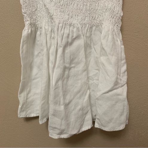 CLOTH AND STONE Smocked Linen Tank