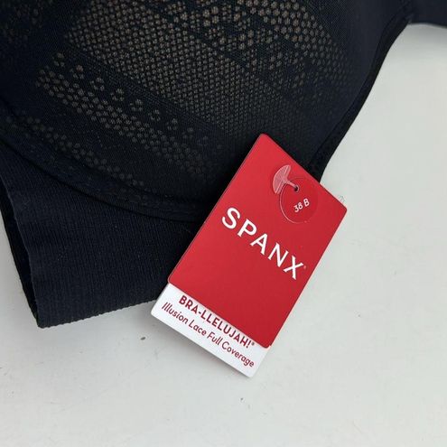 Spanx NWT Bra-llelujah Illusion Lace Full Coverage Bra 38B Size undefined -  $55 New With Tags - From Ashley