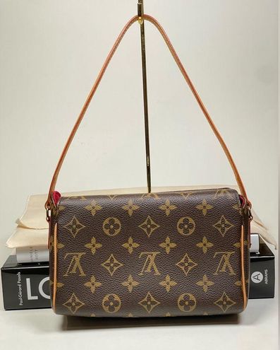 Louis Vuitton Recital Handbag Monogram Canvas Brown 2398091