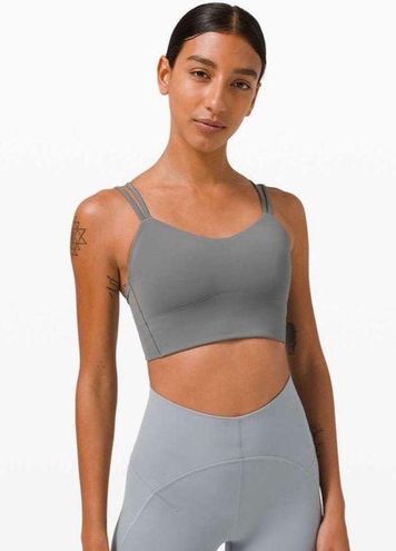 Lululemon Like A Cloud ☁️ Longline Bra Gray Size 2 - $68 New With Tags -  From PrelovedbyJazi