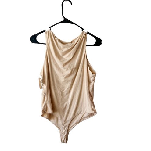 SKIMS Fits Everybody High-neck Bodysuit Sand newer tag size 4X - $58 New  With Tags - From Marissa