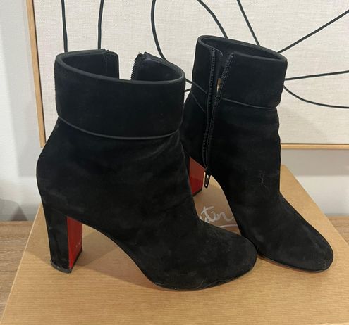 Christian Louboutin Izamayeah 130 Crocodile-Effect Leather Boots