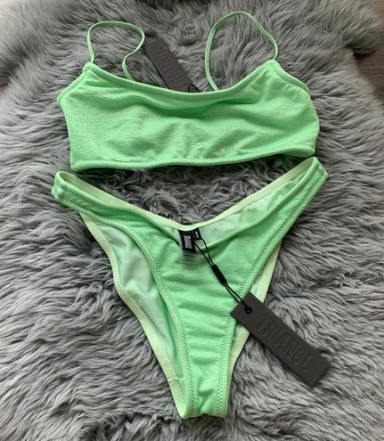 triangl swimwear, Swim, Green Sparkle Triangl Bikini Mica Style