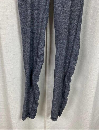 Lululemon Chasse Tight Leggings Ballet Foldover Runched Pants Gray Size 2