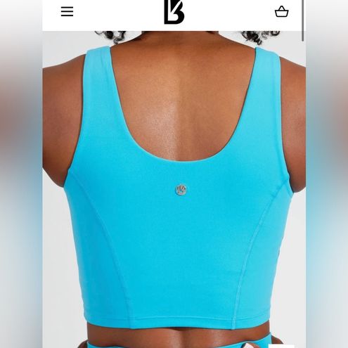 Buff Bunny Crystal Crop V2 Turquoise size small - $28 - From Brooke