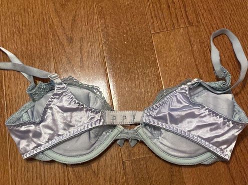 Victoria's Secret Gold label baby blue lace and satin vintage bra Size 36 B  - $43 (21% Off Retail) - From roya