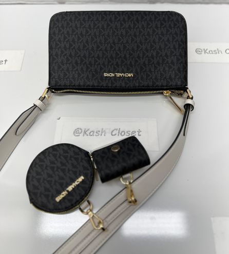 Michael Kors Jet Set Travel Tech Attached Crossbody Bag - Black - $179 (60%  Off Retail) New With Tags - From Kash