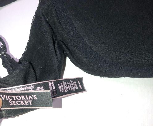 Victoria's Secret Body By Victoria Bra 32D Black - $14 (74% Off